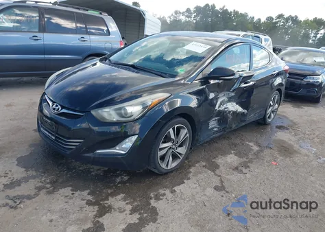 2014 Hyundai Elantra Limited из США, поврежденный, VIN 5NPDH4AE7EH457832
